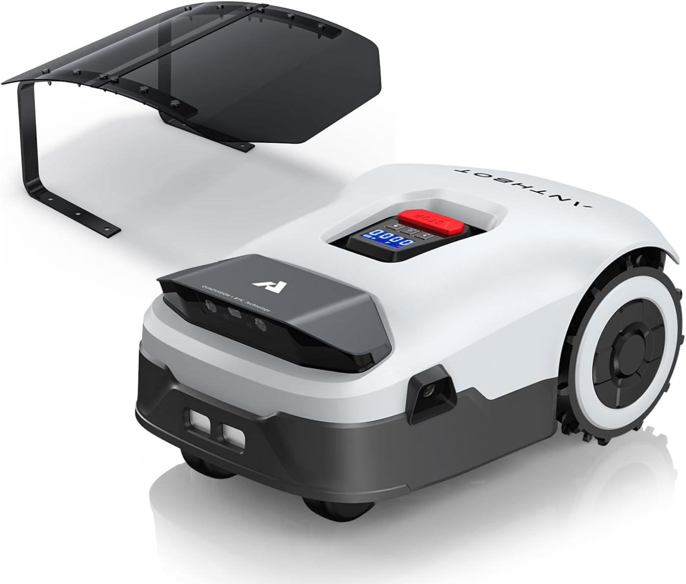 ANTHBOT Genie3000 Robot Lawn Mower, Perimeter Wire Free, Full Band RTK+4-Eye Vision Robot Lawnmower, Recommended for 3000 m², Max 3200 m², Automatic Mapping, Accurate Obstacle Avoidance, APP Control